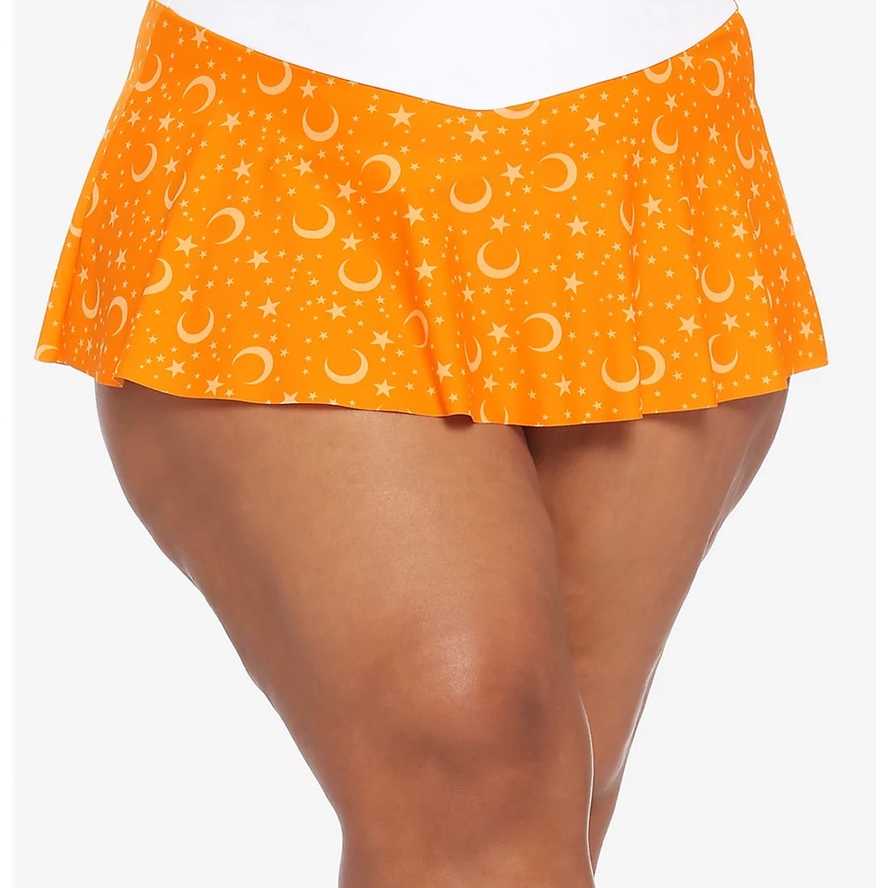 Hot topic Sailor Moon Sailor Venus Cosplay Skirted Swim Bottoms Plus Size 4X